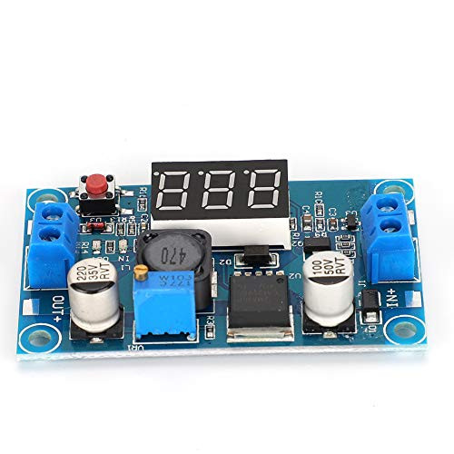 with Voltmeter Display Power Supply Converter Module Adjustable Mini Size DC-DC 4-40V Voltage Step Down Regulator 150KHz for Power Conversion