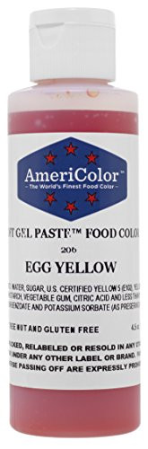 AmeriColor Food Coloring Egg Yellow Soft Gel Paste 4.5 Ounce