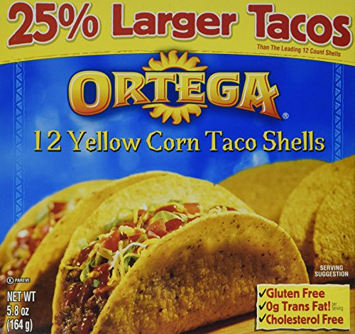 Ortega 12 Yellow Corn Taco Shells 5.8 oz Ortega 12 Yellow Corn Taco Shells 5.8 oz