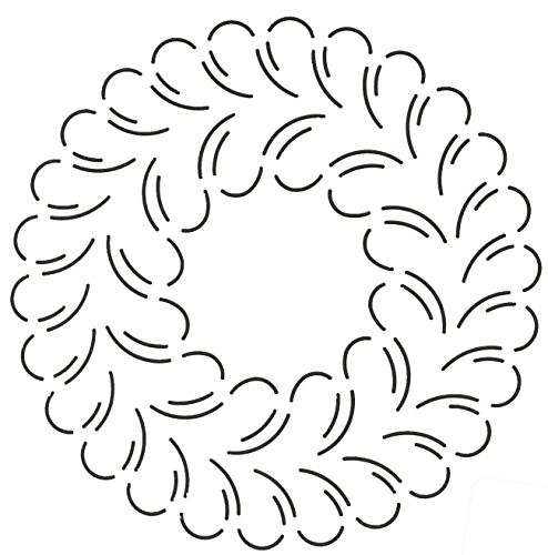 Quilting Creations Feather Circle Quilt Stencil