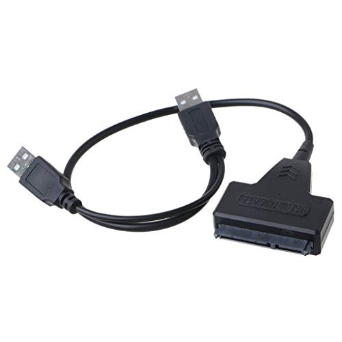 WANGYUMI Adapter Cable SATA to USB 2.0 Adapter for 2.5/3.5 inch SSD Hard Disk Drive Converter Cable