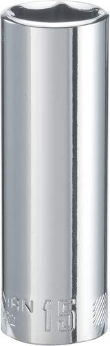 CRAFTSMAN Deep Socket Metric 3/8-Inch Drive 15mm 6-Point -CMMT44432-