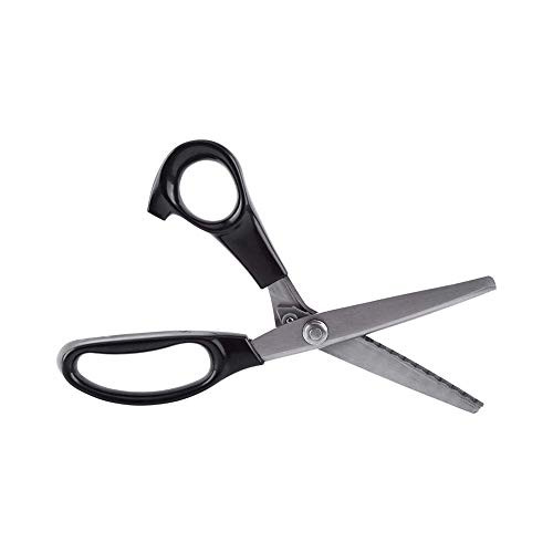 Pinking Shears Fabric Decorative Round/Triangle Edge Pinking Shears Scissors Clipper 3/5/7mm-7mm-