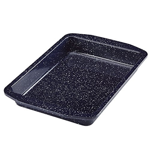 Paula Deen Nonstick Speckled Bakeware Rectangular Cake Pan, 9-Inch x 13-Inch, Deep Sea Blue Speckle
