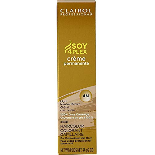Clairol Professional Pro Creme 4N Light Neutral Brown 2 Ounce