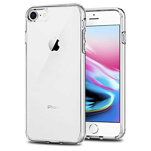 TENOC Case Compatible for Apple iPhone 7 and iPhone 8 4.7 Inch, Crystal Clear Soft TPU Cover Full Protective Bumper