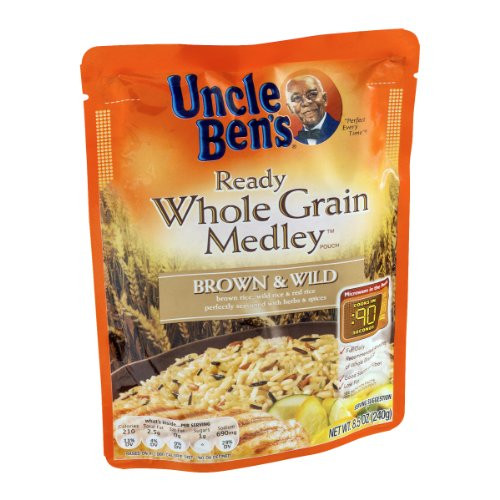 Uncle Bens Grain Medley Brown  and  Wild Ready Rice 8.5 oz