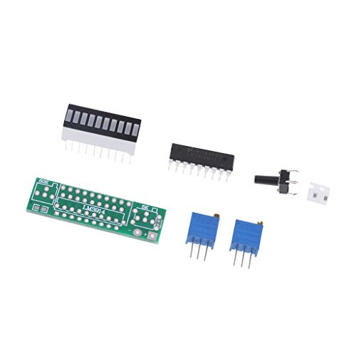 DIY LM3914 Power Indicator 3.6v-18v Battery 4.2v Lithium Battery Power Level led Indicator Display Panel Green