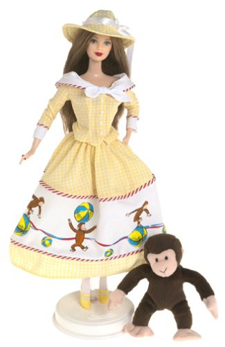 2000 Barbie Collectibles - Barbie and Curious George