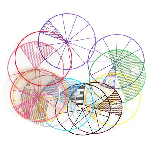 ocijf179 Fractions Circle Toy 12Pcs Numbered Fractions Circles Chips Mathematics Learning Education Kids Toy - 12pcs ocijf179 Fractions Circle Toy 12Pcs Numbered Fractions Circles Chips Mathematics Learning Education Kids Toy - 12pcs