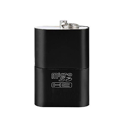 Cotchear Portable Mini USB 2.0 Micro SD TF T-Flash Memory Card Reader Adapter High Speed Flash Drive SD Card Reader -Black-
