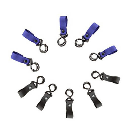 HiCat 10 Pack Multi Purpose Hooks - Hanger for Baby Diaper Bags Groceries Clothing and Purse - Great Accessory for Mommy when Jogging Walking or Shopping - Stroller Hooks for Strollers -BB-10 Pack- HiCat 10 Pack Multi Purpose Hooks - Hanger for Baby Diaper Bags Groceries Clothing and Purse - Great Accessory for Mommy when Jogging Walking or Shopping - Stroller Hooks for Strollers -BB-10 Pack-