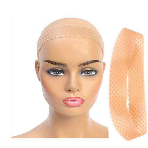 Silicone Wig Grip Band Hold Wig Headband Flexible Silicon Wig Elastic Band Non Slip Headband Sweat proof Seamless Wig Band For Wigs Sports Yoga -Brown- Silicone Wig Grip Band Hold Wig Headband Flexible Silicon Wig Elastic Band Non Slip Headband Sweat proof Seamless Wig Band For Wigs Sports Yoga -Brown-