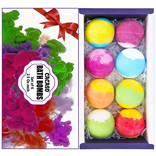 Bath Bombs Handmade Bath Bombs Gift Set8 Pcs Natural and Organic Bubble Bath Bombs Rich in Essential Natural Essential OilsShea Butter Moisturize Dry Skin Ideal Gift for WomenKids on Christmas Bath Bombs Handmade Bath Bombs Gift Set8 Pcs Natural and Organic Bubble Bath Bombs Rich in Essential Natural Essential OilsShea Butter Moisturize Dry Skin Ideal Gift for WomenKids on Christmas