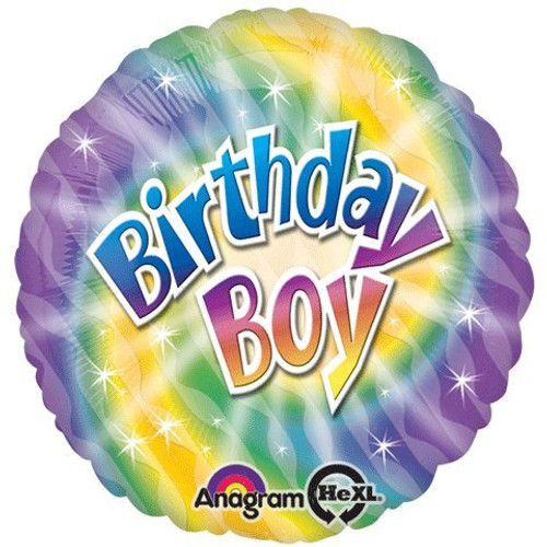 Amscan Happy Birthday Boy Circle Foil Balloon Hs40 Amscan Happy Birthday Boy Circle Foil Balloon Hs40