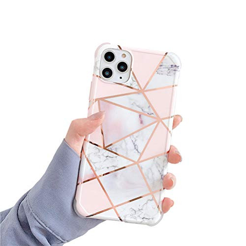 Doowear iPhone 11 Pro Max Case Glitter Bling Diamond Print Shockproof Phone Case for Women Girls Reinforced Cornors Silicone Clear TPU Bumper Protective Cover Case for iPhone 11 Pro Max 6.5 inch-White
