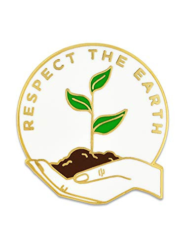 PinMart Respect The Earth Environmental Awareness Enamel Lapel Pin Jewelry