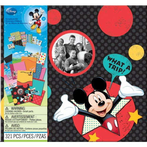 EK Success Brands Disney Scrapbook Kit, Mickey Travel