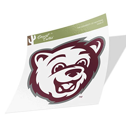The University of Montana Grizzlies Lady Griz Vinyl Decal Laptop Water Bottle Car Scrapbook -Sticker - 17-
