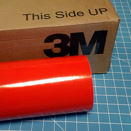 24" x 10 Ft Roll of Light Red 3M Scotchcal Series 50 Vinyl for Craft Cutters and Vinyl Sign Cutters