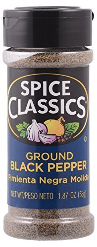 Spice Classics ground black pepper 1.87-oz. plastic shaker -Pack of 1-