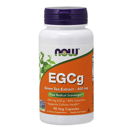 NOW Supplements EGCg Green Tea Extract 400 mg Free Radical Scavenger* 90 Veg Capsules