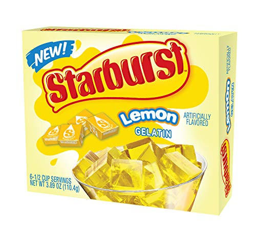 Starburst Gelatin Lemon 3.89 OZ -Pack of 3-