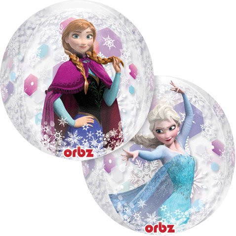 Anagram 15 inch Disney Frozen Clear Orbz Balloon