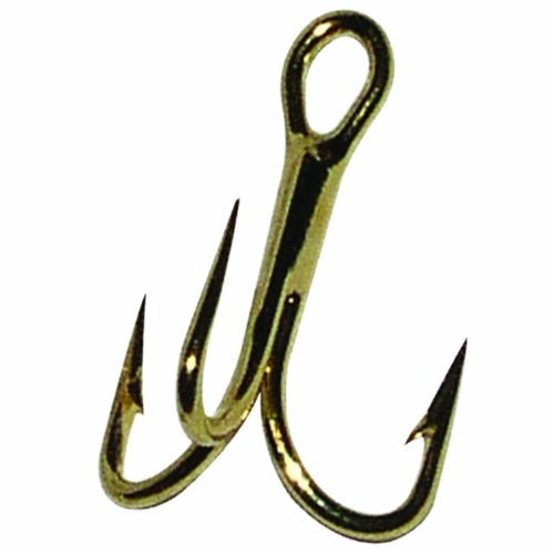 Gamakatsu Trout Treble Hook-4 Per Pack -Gold 14-