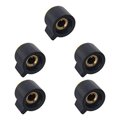 Fielect Potentiometer Control Knob 5Pcs 6mm Insert Shaft 19x16.5mm Bakelite Potentiometer Volume Control Rotary Knob Yellow Fielect Potentiometer Control Knob 5Pcs 6mm Insert Shaft 19x16.5mm Bakelite Potentiometer Volume Control Rotary Knob Yellow