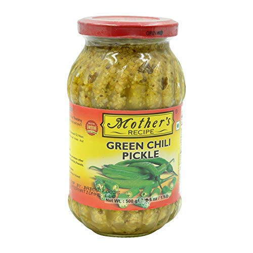 MOTHERS RECIPE GREEN CHILLI 500 GM MOTHERS RECIPE GREEN CHILLI 500 GM