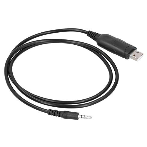 Socobeta Write Frequency Line Wear-Resisting Intercom Programming Cable Durable for Two-Way Radio