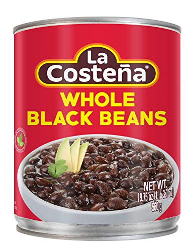 La Costena Whole Black Beans 19.75oz Single Can