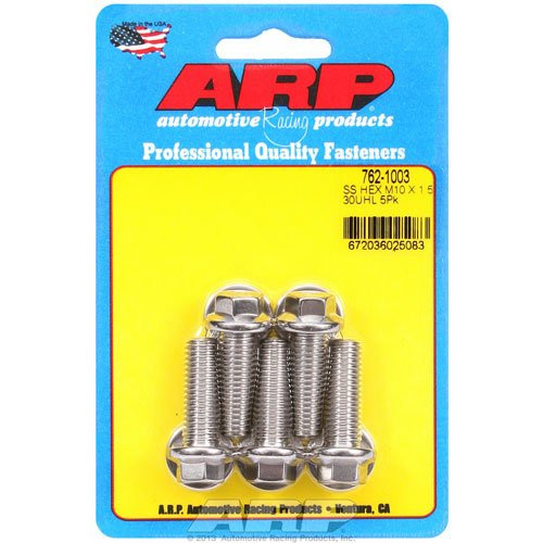 ARP 762-1003 Hex Bolt, M10 x 1.50", Pack of 5