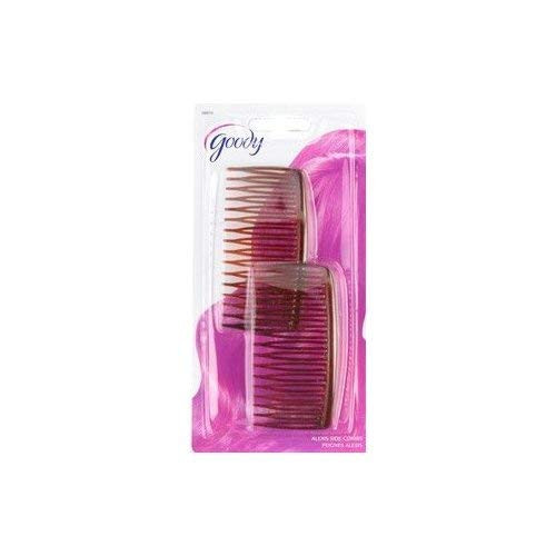 Goody G Side Comb Mock Tortois 2 count -Pack Of 6-