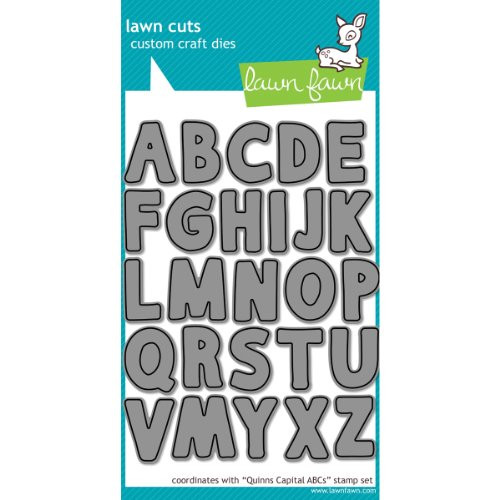 Lawn Fawn Custom Craft Dies - Quinn's Capital ABCs Lawn Fawn Custom Craft Dies - Quinn's Capital ABCs