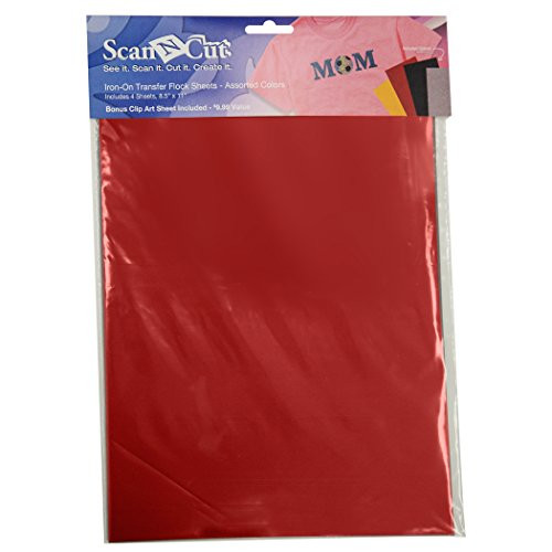 Brother ScanNCut CATFL01 Iron-On Transfer Flocked Sheets