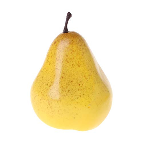 Realistic Lifelike Simulation Artificial Fruit Pear Kitchen Fake Display Food Home Decoration