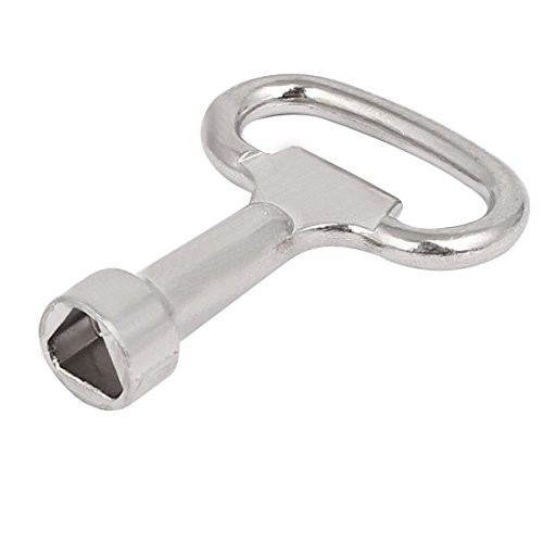 uxcell Triangle Socket Spanner Key for 9.5mm x 8.5mm Triangular Panel Lock