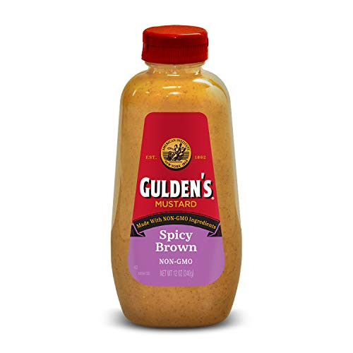 Guldens Spicy Brown Mustard Keto Friendly 24 oz
