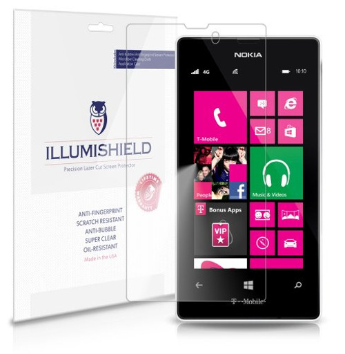 iLLumiShield Screen Protector Compatible with Nokia Lumia 520 -3-Pack- Clear HD Shield Anti-Bubble and Anti-Fingerprint PET Film iLLumiShield Screen Protector Compatible with Nokia Lumia 520 -3-Pack- Clear HD Shield Anti-Bubble and Anti-Fingerprint PET Film