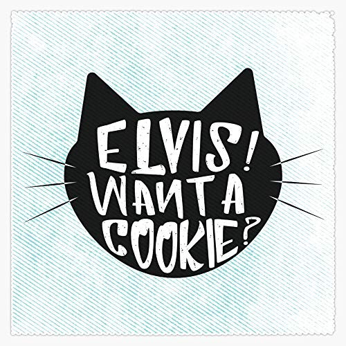 Leyland Designs Elvis Want A Cookie - My Favorite Murder Sticker Outdoor Rated Vinyl Sticker Decal for Windows Bumpers Laptops or Crafts 5 inch
