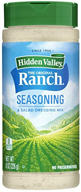 Hidden Valley Original Ranch Salad Dressing  and  Seasoning Mix Gluten Free Keto-Friendly - 1 Canister -Package May Vary-