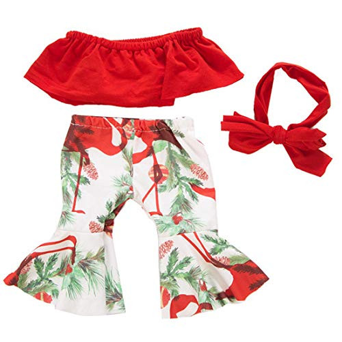 yijing Doll Clothing3pcs Red Doll Clothes Accessories for 18 inch American Toy Girl Doll