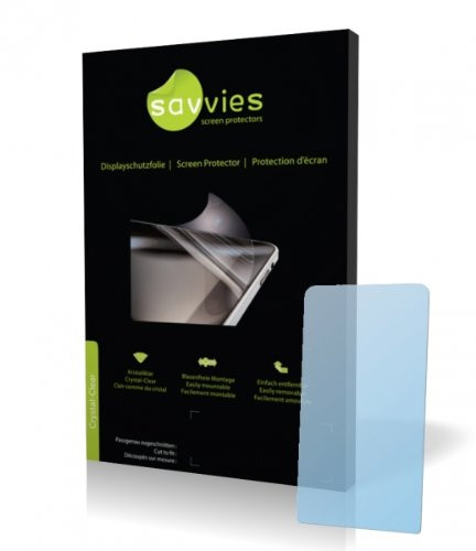 Savvies Crystal-Clear SCREEN PROTECTOR for Garmin Colorado 300 100 percent fits Display Protection Film Protective Film