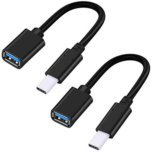 2Pcs USB C to USB 3.0 Adapter Type C Male to USB 3.0 Female OTG Converter Compatible with MacBook Pro 2020-2016 - Mac Air - iPad Pro 12.9 11 - iPad Air 4 2020 - Galaxy S21 S20 Ultra S10 S9 Note 20 10