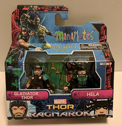 Minimates Marvel Thor: Ragnarok Gladiator Thor & Hela Minifigures