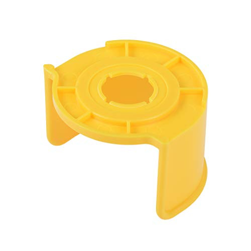 uxcell 22mm Plastic Half Circle Emergency Stop Switch Push Switch Button Protective Cover Orange 1pcs