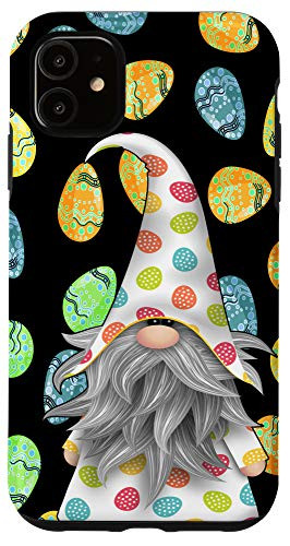 iPhone 11 Funny Easter Gnome - Cute Happy Easter Egg Hunting Pattern Case