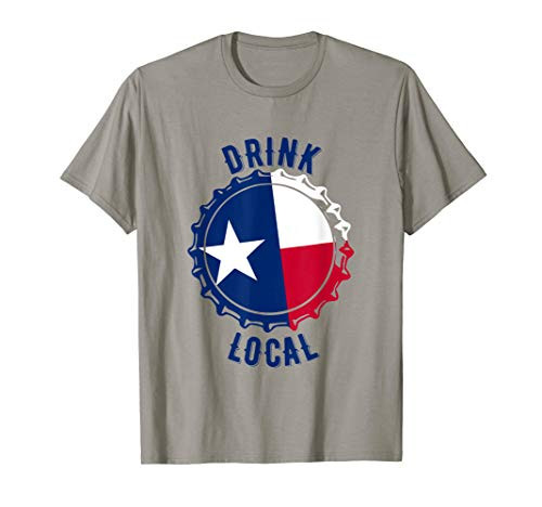 Drink Local - Celebrate Texas Craft Beer Microbrew T-shirt